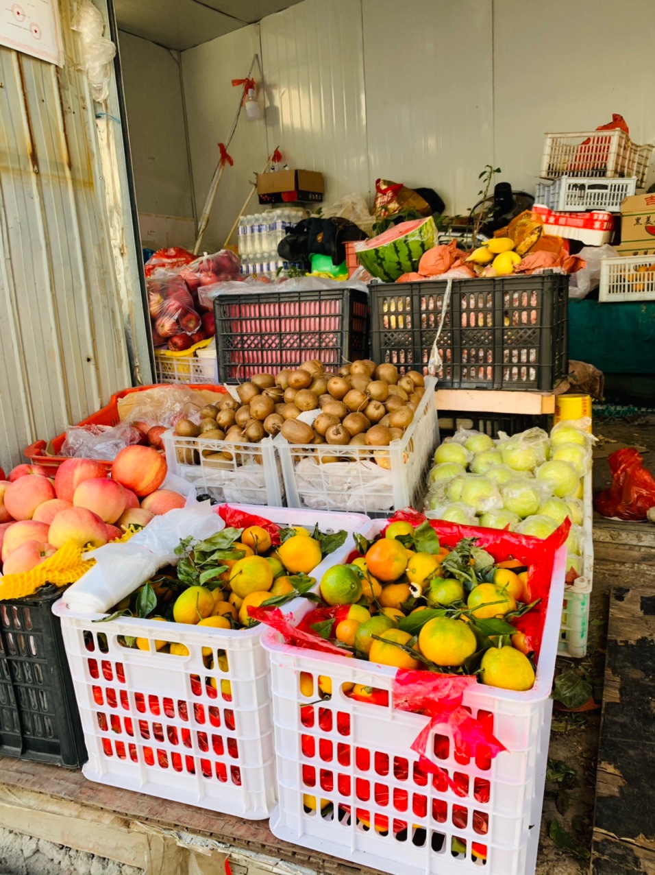 现在路边摊的水果太便宜了!